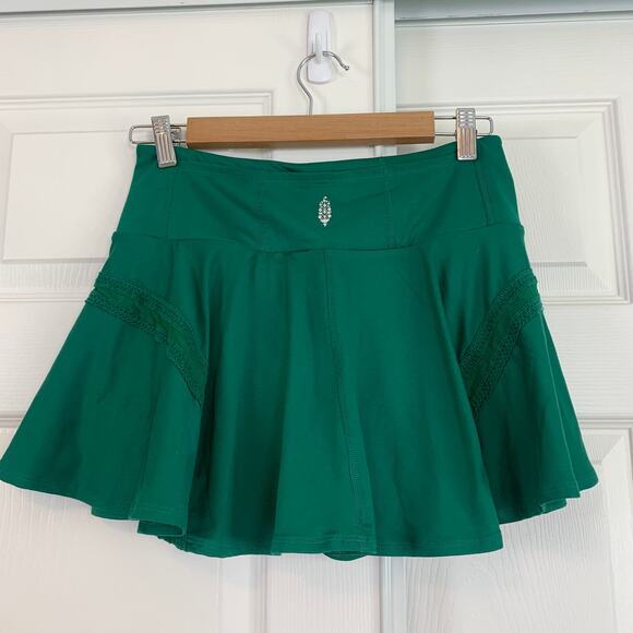 SET FP Movement On Base Tee & Pleats And Thank You Skort Skirt Green M/L - Picture 11 of 13